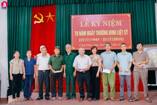 DUCANH BOND thăm hỏi, tặng quà các thương bệnh binh, gia đình chính sách nhân ngày Thương binh – Liệt sỹ 27/07/2025